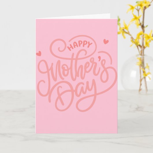 Happy Mother's Day duo pinks カード (黄色い花)