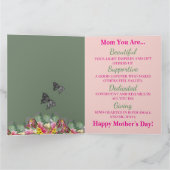 Happy Mother's Day Floral Garden Greeting カード (内部)