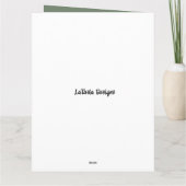 Happy Mother's Day Floral Garden Greeting カード (裏面)