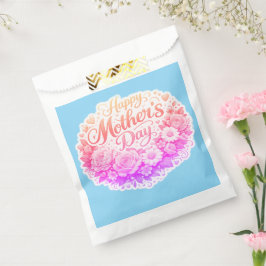 Happy Mother's Day floral wreath glue party フェイバーバッグ