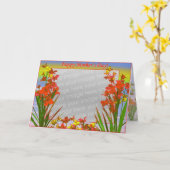 Happy Mother's Day Flowers (photo frame) カード (黄色い花)