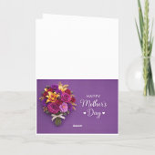 Happy Mother's Day Folded Greeting Card カード