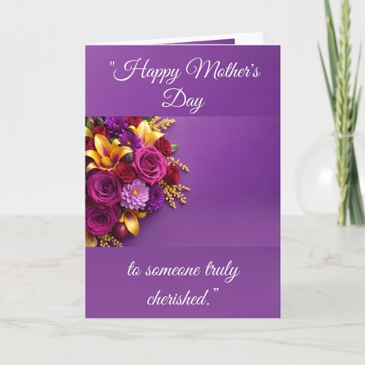 Happy Mother's Day Folded Greeting Card カード