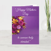 Happy Mother's Day Folded Greeting Card カード (正面)