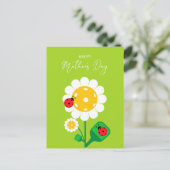 Happy Mother's Day for Pickleball Mom, cute ポストカード (スタンド正面)