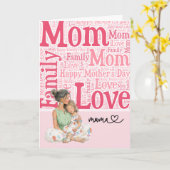 Happy Mother's Day from Husband カード (黄色い花)