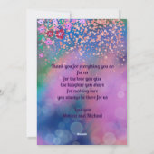 HAPPY MOTHER'S DAY from kids シーズンカード (裏面)