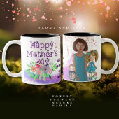 HAPPY MOTHER'S DAY from kids ツートーンマグカップ