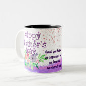 HAPPY MOTHER'S DAY from kids ツートーンマグカップ (正面左)