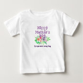 HAPPY MOTHER'S DAY from kids ベビーTシャツ (正面)