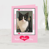 Happy Mother's Day from the Cat Card - Your Photo カード (正面)