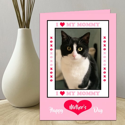 Happy Mother's Day from the Cat Card - Your Photo カード