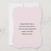 Happy Mother's Day from your daughter Tulips ノートカード (裏面)