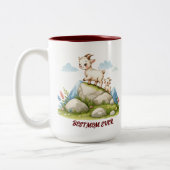 Happy Mother's Day Gift - Mom 最高の Ever Mag ツートーンマグカップ (左)