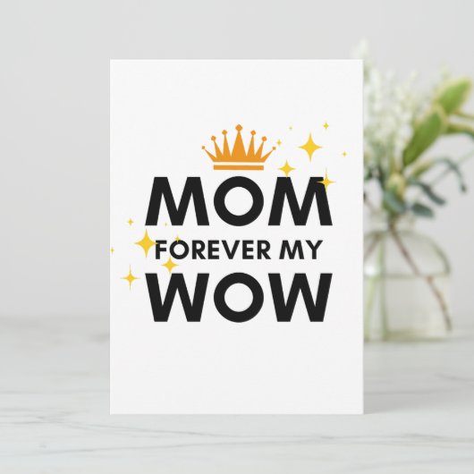 Happy mother's day greeting card (スタンド正面)