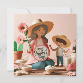 Happy Mother's Day Greeting Card サンキューカード