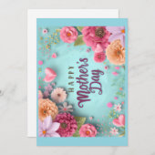 Happy Mother's Day Greeting Card シーズンカード (正面/裏面)