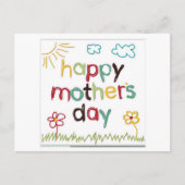 Happy Mother's Day Greeting Card ポストカード (正面)