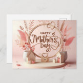Happy Mother's Day Greeting Card ポストカード (正面/裏面)
