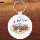 HAPPY Mother's Day In Fabuous Las Vegas Keychain キーホルダー (正面)
