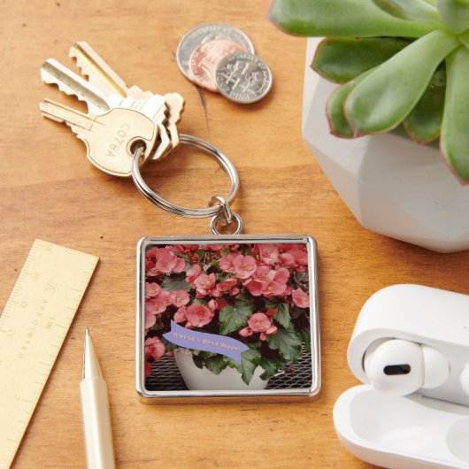 HAPPY MOTHER'S DAY KEY CHAIN /LARGE,SQUARE キーホルダー (デスク)