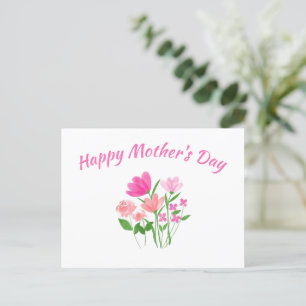 Happy Mother's Day - Loveのフローラポストカード ポストカード