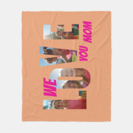 Happy Mother's Day Love フリースブランケット