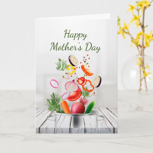 Happy Mother's Day Love & Assuring You カード (黄色い花)