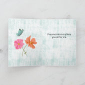 Happy Mother's Day Meadow Flowers カード (内部)