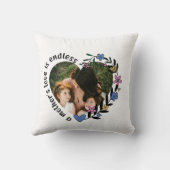 Happy Mothers Day Momのハートカスタム写真 クッション (裏面)