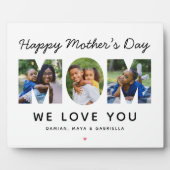 Happy Mothers Day Momカスタムフォトコラージュ フォトプラーク (正面)