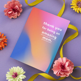 Happy Mother's Day MOMモダン抽象芸術写真 シーズンカード