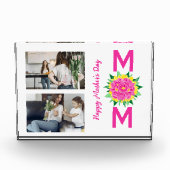Happy Mother's Day, Mom Acrylic Photo Block フォトブロック (正面)