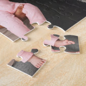 Happy Mother's Day Mom, Family Photo Collage ジグソーパズル (側面)