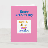 Happy Mothers Day Mommy - Bees カード (正面)
