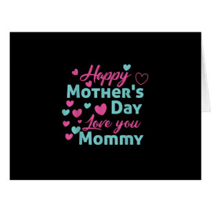 Happy Mothers Day Mommy Shirt for Momom kids