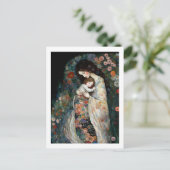 Happy Mother's Day Mother and Child 絵画. ポストカード (スタンド正面)