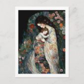 Happy Mother's Day Mother and Child 絵画. ポストカード (正面)