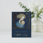 Happy Mother's Day Mother and Child 絵画. ポストカード (スタンド正面)