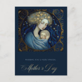 Happy Mother's Day Mother and Child 絵画. ポストカード (正面)