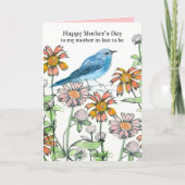Happy Mother's Day Mother In Law To Be Bluebird カード (正面)