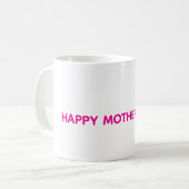 Happy Mother's Day Mug コーヒーマグカップ (正面左)