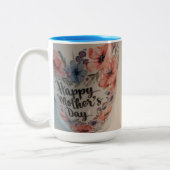 Happy Mothers day mug ツートーンマグカップ (左)