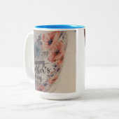 Happy Mothers day mug ツートーンマグカップ (正面左)