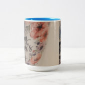 Happy Mothers day mug ツートーンマグカップ (中央)