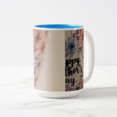 Happy Mothers day mug ツートーンマグカップ (正面右)
