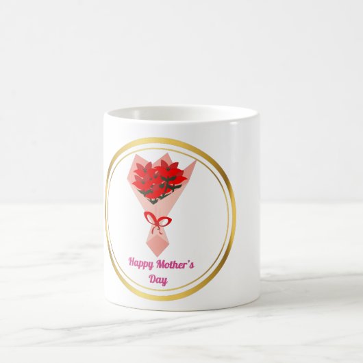 Happy Mother's Day mug モーフィングマグカップ (中央)
