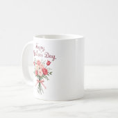 Happy Mother's Day Mug – 母への贈り物 コーヒーマグカップ (正面左)