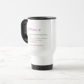 Happy Mother's Day Mug – 美しいフローラプレゼント トラベルマグ (正面左)