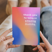 Happy Mother's Day MUMMYモダン抽象芸術写真 シーズンカード